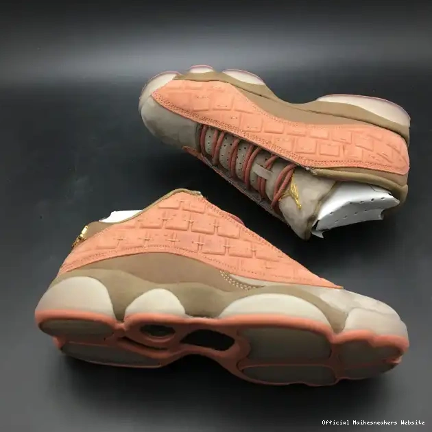 Official Maikesneakers Jordan Sepia Low Blush Stone Canteen-Terra Air CLOT 13 x AT3102-200 0406